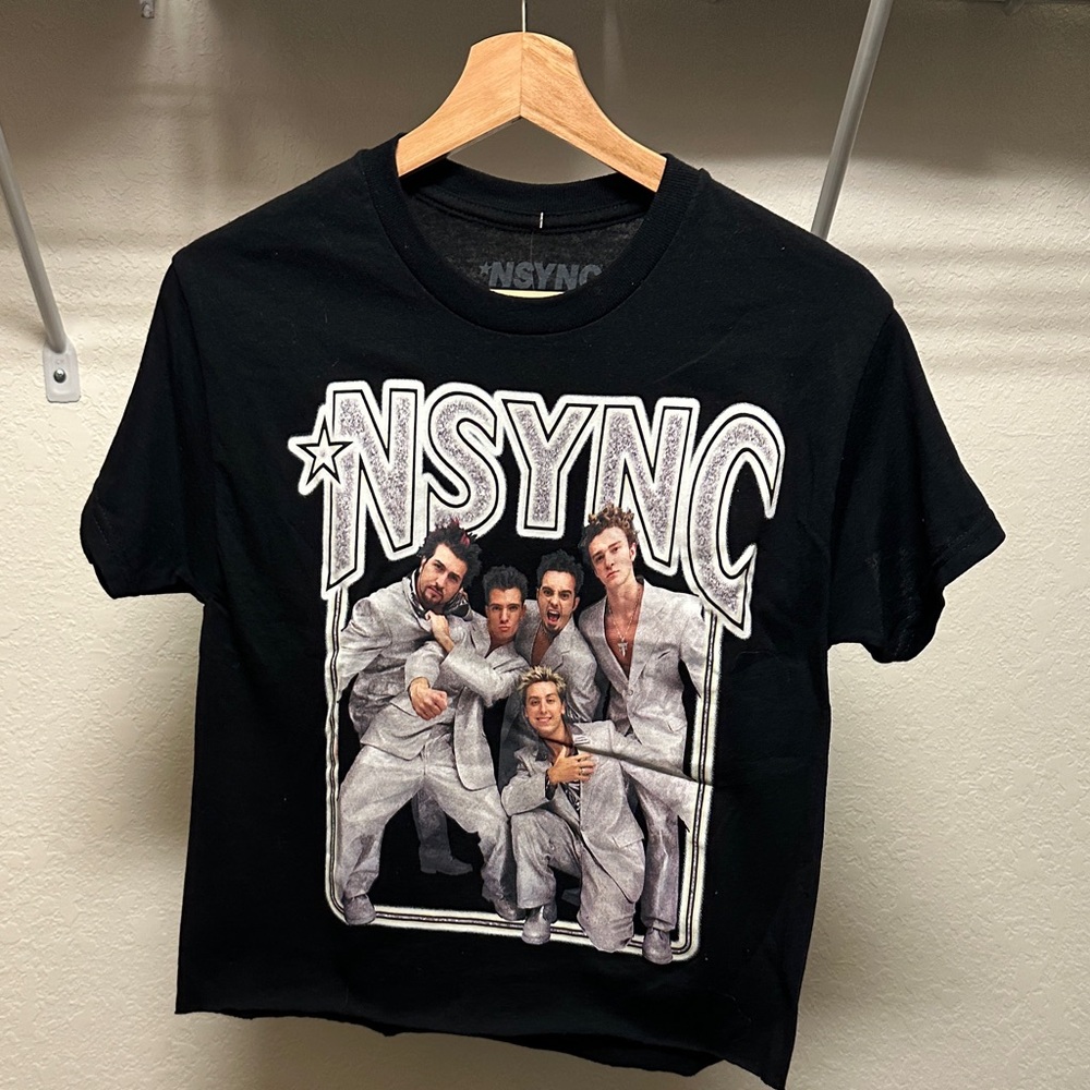 NSYNC Black Graphic Tee - Women's Short Sleeve